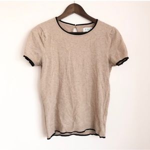 Elle Swiss Dot Knit Top